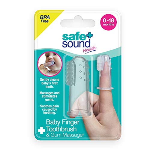 Safe + Sound Finger Toothbrush and Teething Relief Gum... - Beauty & Fragrances Amazon UK à 2.01€