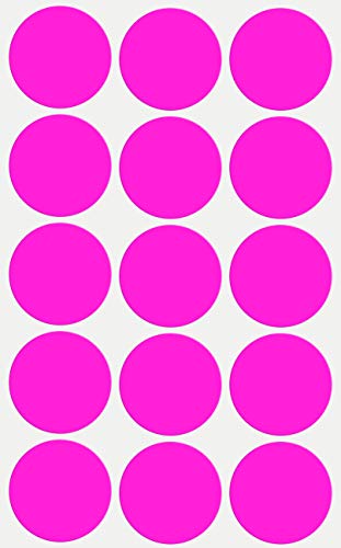 Klebepunkte Neon Pink 30 mm Etiketten – 3 cm Sticker 75... - Fournitures Bureau Amazon Allemagne à 3.40€