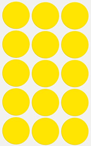 Klebepunkte Gelb 30 mm Aufkleber – 3 cm Etiketten 75 Stück... - Fournitures Bureau Amazon Allemagne à 8.50€