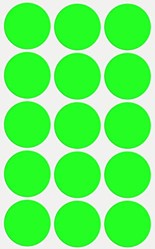 Etiketten Neon Grün 30 mm Aufkleber – 3 cm Sticker 75 Stück... - Fournitures Bureau Amazon Allemagne à 8.50€