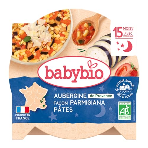 Babybio Assiette Aubergines de Provence Façon... - Bébé & Puériculture Amazon France à 2.91€