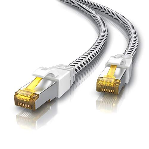 CSL - Câble réseau Gigabit Ethernet Cat 7 de 1 m - Gaine en... - High-Tech & Électronique Amazon France à 4.50€