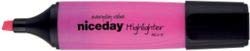 NICEDAY Marqueur fluorescent HC1-5 pointe biseautée rose - Amazon Italie à 15.24€