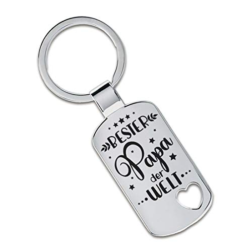 Porte-clés avec Inscription en Allemand « Bester Papa der... - Bricolage & Outils en promo à 6.90€