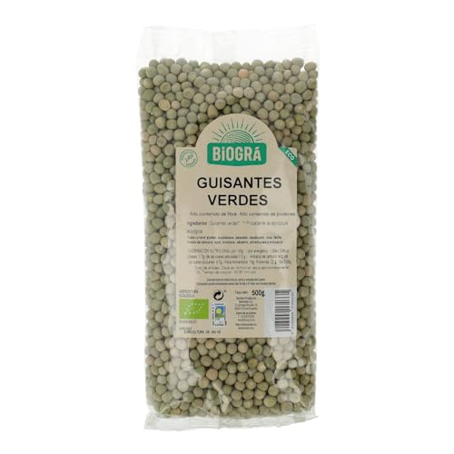 Biográ Guisantes Verdes 500G Biogra Bio Biográ 500 - Épicerie Amazon Espagne à 3.45€