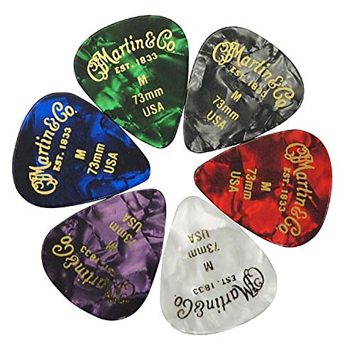 Confezione da 6 plettri medi, colori assortiti - Amazon Italie à 6.50€