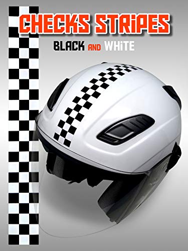 4R Quattroerre.it 1980 Black and White Checked Self... - Auto & Moto en promo à 6.33€