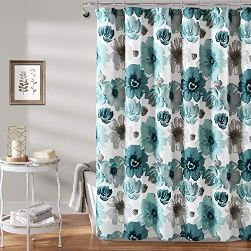 Lush Decor Leah Shower Curtain Blue Single 72X72 - Home & Kitchen Amazon UK à 10.38€