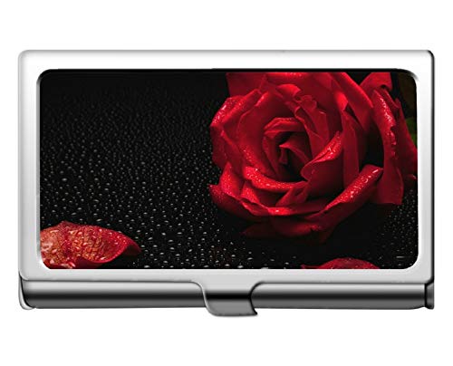 Business Credit ID Card Holder,Red Rose Rose Flower Credit... - Jardin & Extérieur Amazon Royaume-Uni à 6.99€