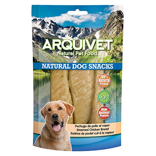 Arquivet Poitrine de Poulet Cuite à la Vapeur, 100 g (Lot... - Animalerie Amazon France à 3.99€