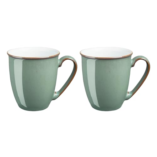 Denby - Regency Green Coffee Mug Set of 2 - 330ml Stoneware... - Amazon Royaume-Uni à 38.28€