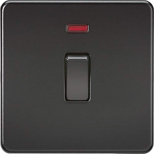 Knightsbridge SF8341NMBB Interrupteur DP sans vis 20 A 1G... - Maison & Cuisine Amazon France à 13.62€