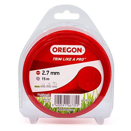 Oregon Red Round 2.7mm Strimmer Line, Trimmer Line Tackles... - Jardin & Extérieur Amazon Royaume-Uni à 2.23€