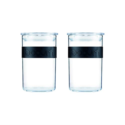 Bodum PRESSO, Set aus 2 Vorratsgläsern, Kunststoff, 0.6 l - Maison & Cuisine Amazon Allemagne à 6.95€