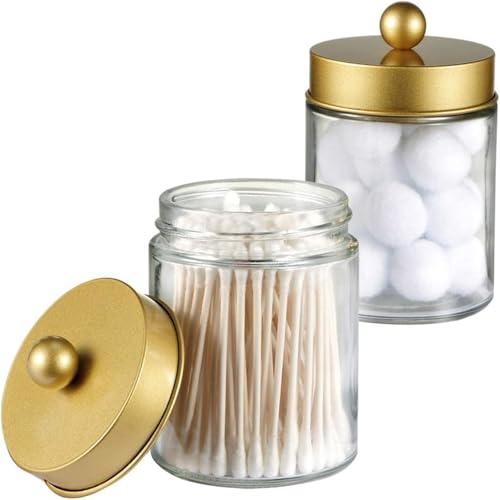 Lot de 2 pots d'apothicaire pour salle de bain – Boîte de... - Maison & Cuisine Amazon France à 19.50€