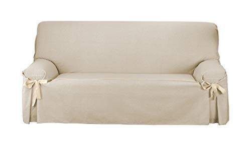 Martina Home Sofabezug Schleifen Turia 2-Sitzer, Ecru - Maison & Cuisine Amazon Allemagne à 51.83€