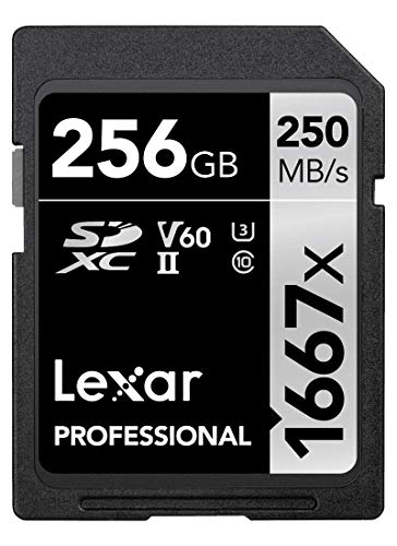Lexar Professional 1667x SD Card 256GB, SDXC UHS-II Memory... - High-Tech & Électronique Amazon Royaume-Uni à 99.98€
