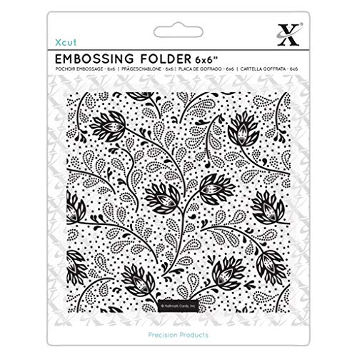 Xcut 6x6" Craft Embossing Folder Abstract Thistles Design... - Nouvelle promo Amazon à 2.10€