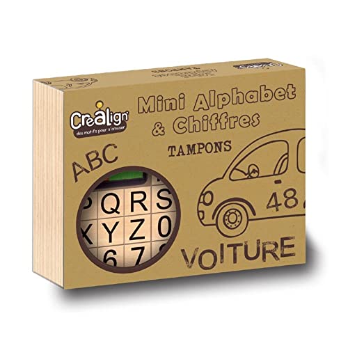 Créa Lign - Coffret Tampons Mini Alphabet et Chiffres... en promo à 8,35€ (-36%) sur Amazon FR