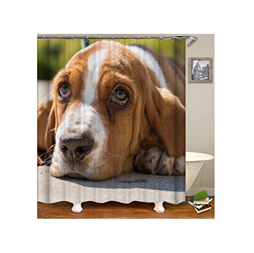 KnSam Waterproof Anti-Mould Shower Curtain for Dogs and... - Animalerie Amazon Royaume-Uni à 20.05€
