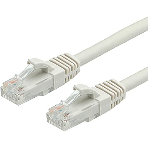 VALUE Patchkabel Kat.6A (Class EA) UTP, grau, 0,3 m - Amazon Germany à 1.49€