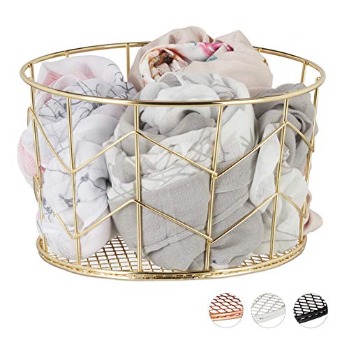 Relaxdays Wire Mesh Basket, Round Vintage Fruit Bowl... - Home & Kitchen Amazon UK à 19.84€