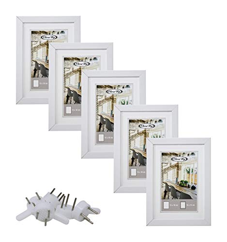 Close Up Bilderrahmen-Set 5 STK. 13x18 cm – Weiß Premium... - Maison & Cuisine Amazon Allemagne à 12.60€