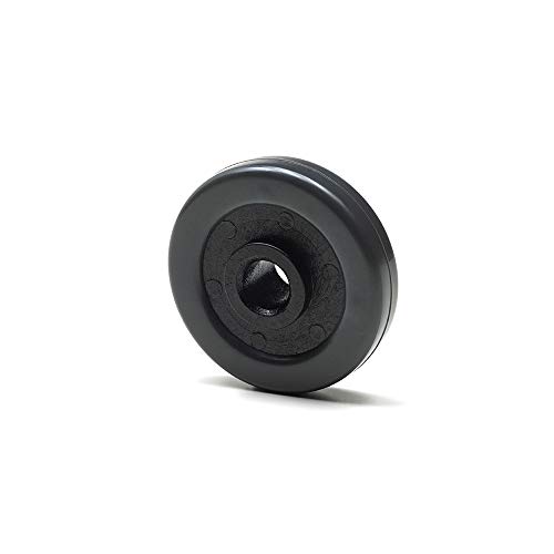 Foppapedretti 4 Ruote Gommate per Assai, ⌀ 4cm, Nero - Bon plan à 20.49€
