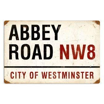Lilyanaen New Metal Sign Aluminum Sign Abbey Road Street... - Sports & Fitness Amazon Royaume-Uni à 4.99€