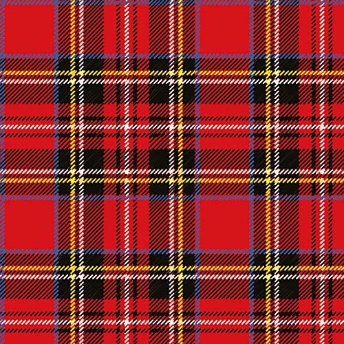 Lot de 20 serviettes de table à carreaux écossais Rouge 33... - Maison & Cuisine Amazon France à 3.08€