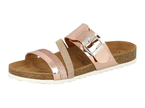 Lico 560241 Mujer Mules, Blanco (Rosegold Rosegold), 38 EU - Bon plan à 19.01€