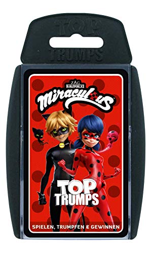 Top Trumps - Miraculous - Mit Lady Bug, Cat Noir und... - Jouets & Jeux en promo à 5.73€