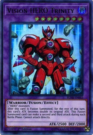Yu-Gi-Oh! - Vision Hero Trinity - BLHR-EN062 - Ultra Rare... - Sports & Fitness en promo à 5.97€