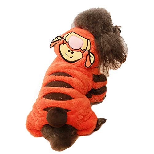 Tiger Dog Costume - Funny Halloween Cosplay Dog Clothes... - Animalerie Amazon Royaume-Uni à 4.39€