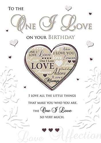 Piccadilly Greetings Group Ltd Birthday Card One I Love... - Loisirs Créatifs Amazon Royaume-Uni à 4.67€