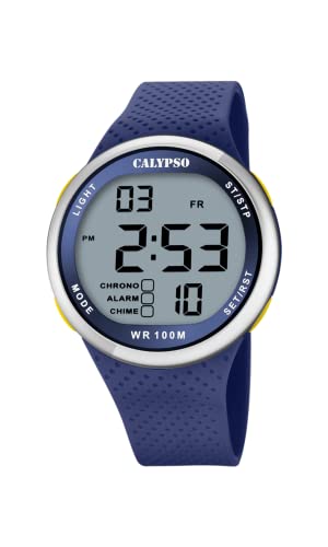 Calypso Orologio Digitale Sport Uomo Gomma Blu - 10 ATM... - Sports & Fitness Amazon Italie à 32.47€