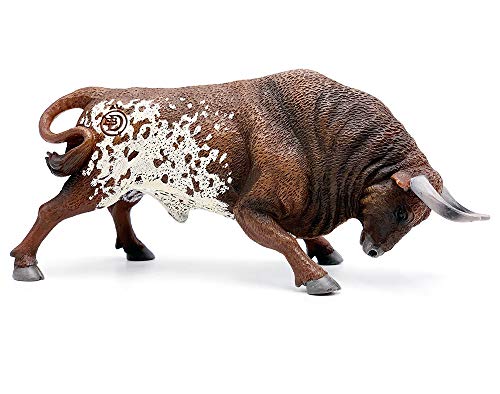 DEQUBE 10107 Figurine de Taureau Bravo Marron et Blanc - Jouets & Jeux Amazon France à 11.75€