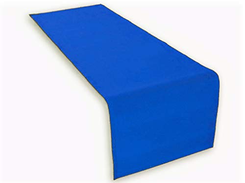 1 x runner da tavola colore blu 45x150 cm 100% cotone 285... - Amazon Italy à 15.93€