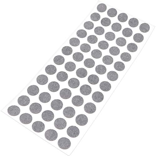 Adsamm® / 60 x patins en feutre / gris / Ø 14 mm / rond... - Maison & Cuisine Amazon France à 7.32€