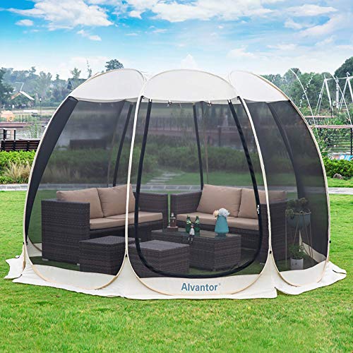 Alvantor Pop Up Gazebo Screen House, 8-10 Person Instant... - Sports & Fitness en promo à 110.04€