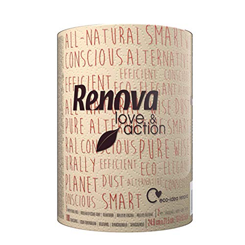 Renova Love & Action Umweltfreundliche Küchenrolle | 1... - Maison & Cuisine Amazon Allemagne à 4.00€