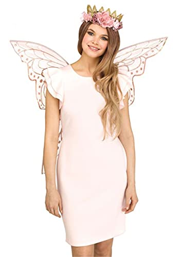 Fun World Sparkle Rose Gold Fairy Wings Standard - Jouets & Jeux Amazon France à 15.30€