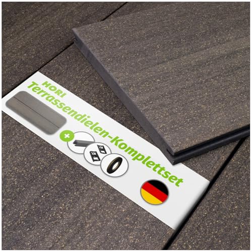 HORI WPC Terrassendielen Komplettset I Massivdiele Sylt I... - Jardin & Extérieur Amazon Allemagne à 1.19€