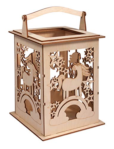 Rayher Wooden Lantern Building Kit with Unicorn Design, DIY... - Bricolage & Outils Amazon Royaume-Uni à 6.29€