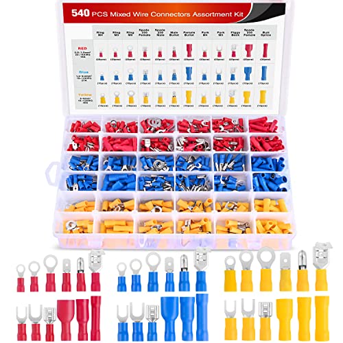 Nilight 540PCS Quick Disconnect Electrical Insulated Butt... - Maison & Cuisine Amazon Royaume-Uni à 8.97€