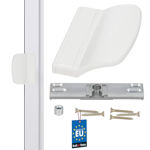 KOTARBAU 5907465905077 Balcony Door Catch White - Maison & Cuisine en promo à 7.35€
