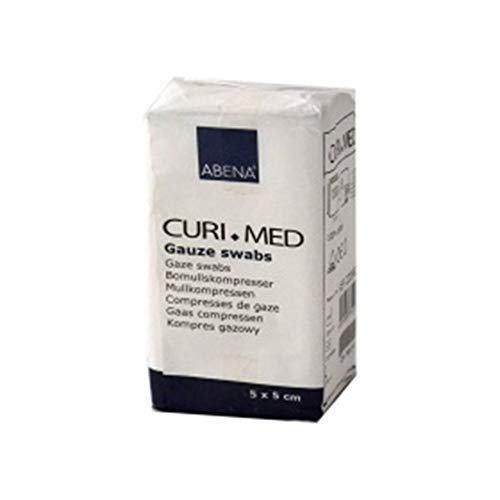Curi-med Vlies-Tupfer, 8-lagig, 17 Fäden, 5 x 5 cm, 100... - Santé & Bien-être en promo à 4.78€
