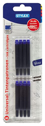 Stylex 23014 23014 Royal Blue Ink Cartridges - Auto & Moto Amazon Royaume-Uni à 2.18€