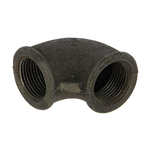 Coude 90° fonte noir Femelle 3/4 - Bricolage & Outils en promo à 1.04€