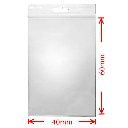 Druckverschlussbeutel 50µ mit Euroloch 40x60mm 100 Stück - Bricolage & Outils Amazon Allemagne à 1.46€